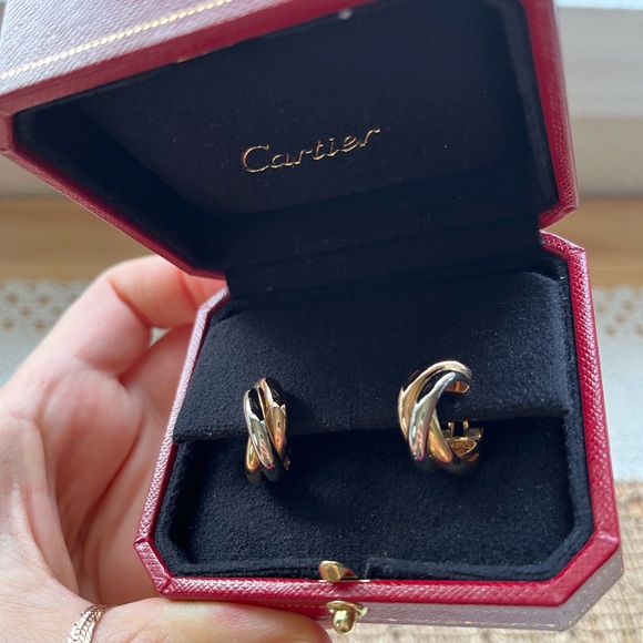 Cartier Trinity Earrings, Classic Model - Picture 3 of 3